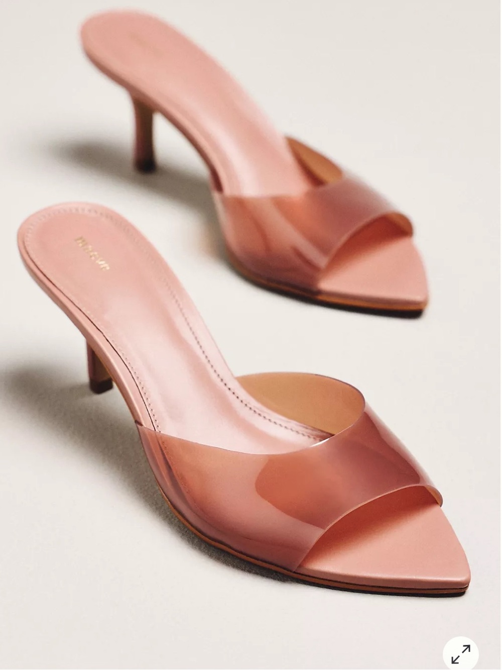 Maeve Women's Slide Sandals in Dusty Rose